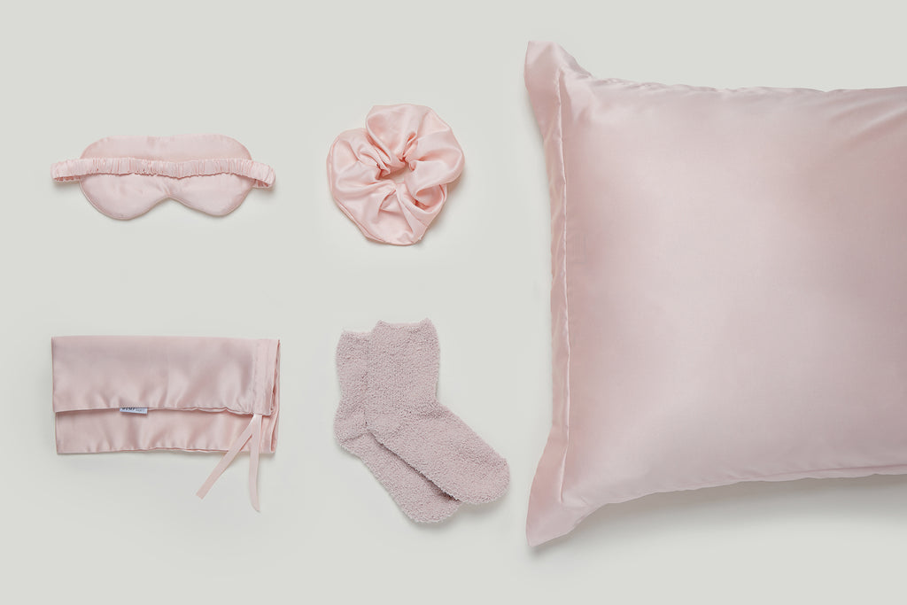 Bumpsuit Maternity Pamper Me Set in Dusty Pink