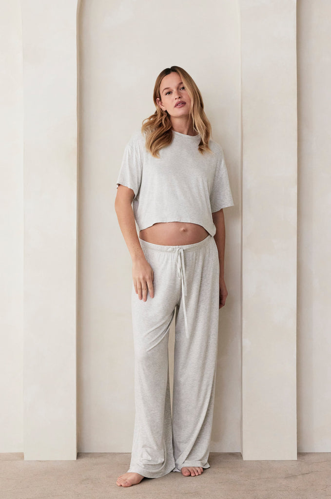 The Cloud Pant in Heather Grey