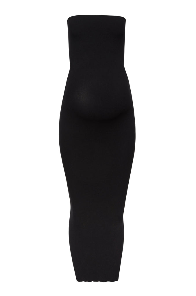 Silhouettes Strapless Black Mini Midi Dress