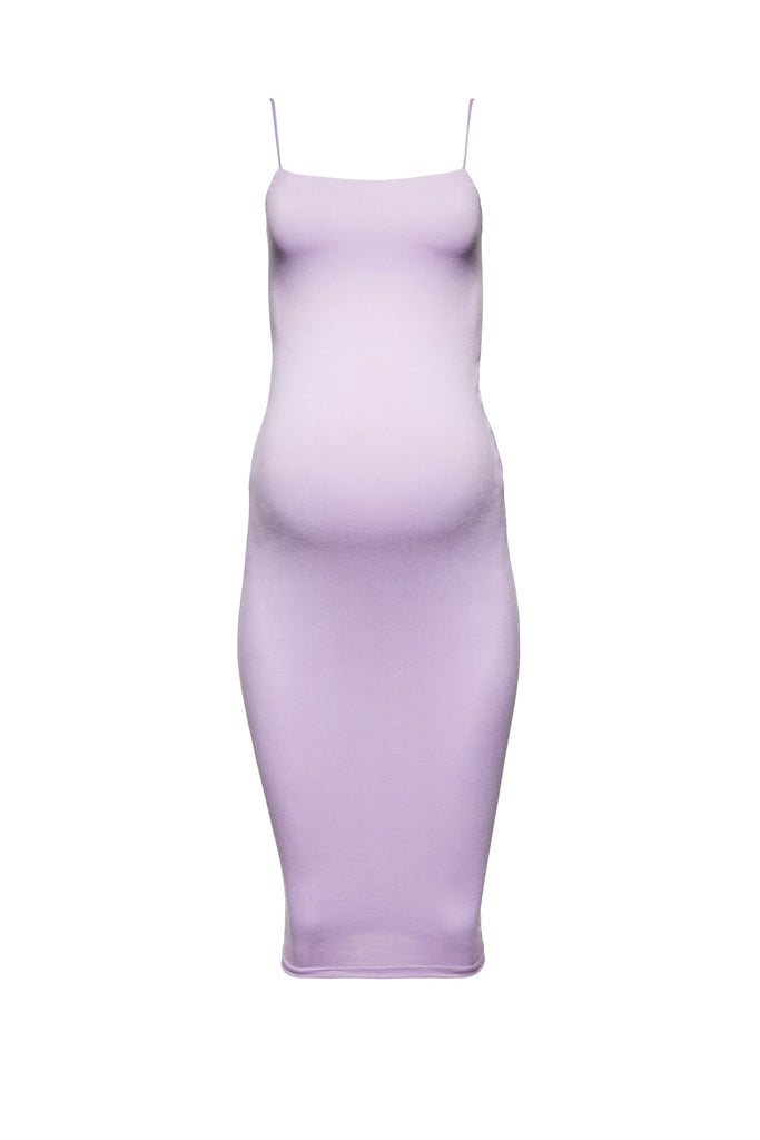 The Brigitte Maternity Dress in Lilac
