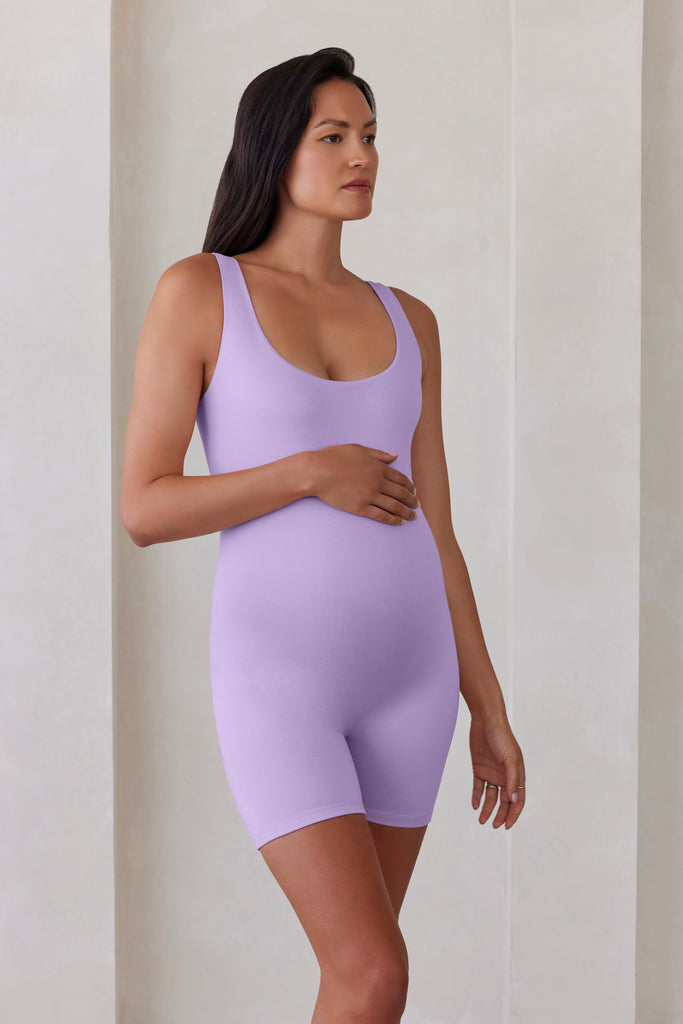 The Cindy Bumpsuit in Lilac