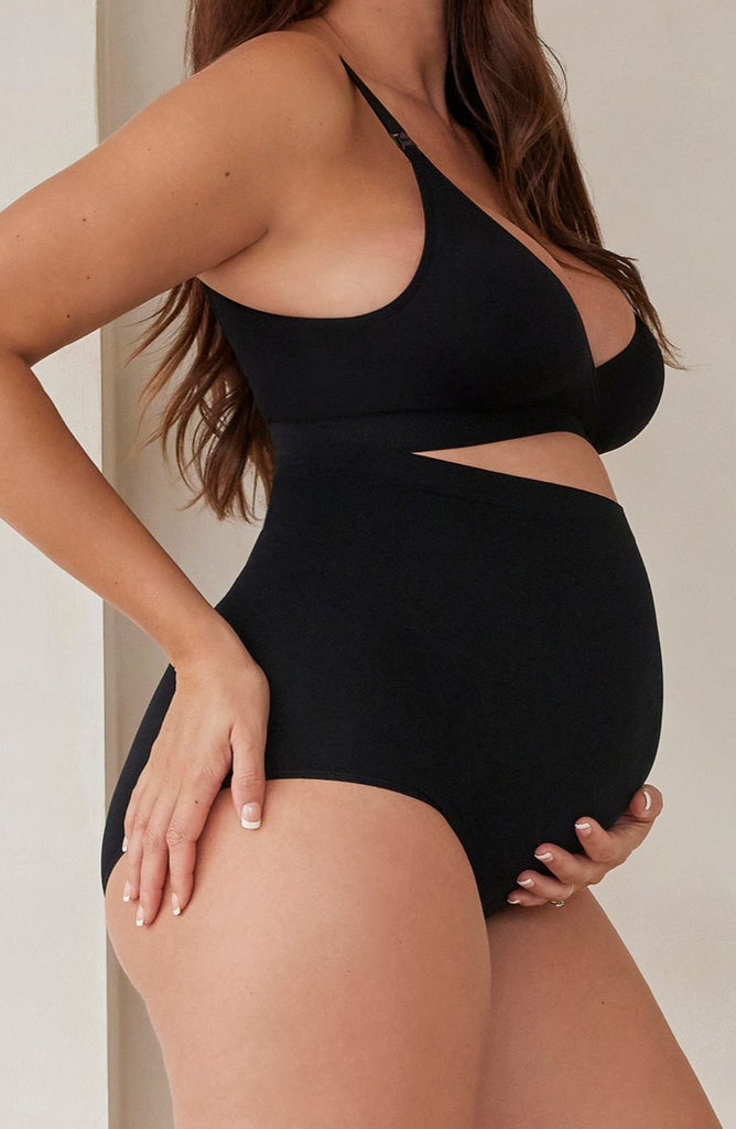 The Maternity Support Brief in Black