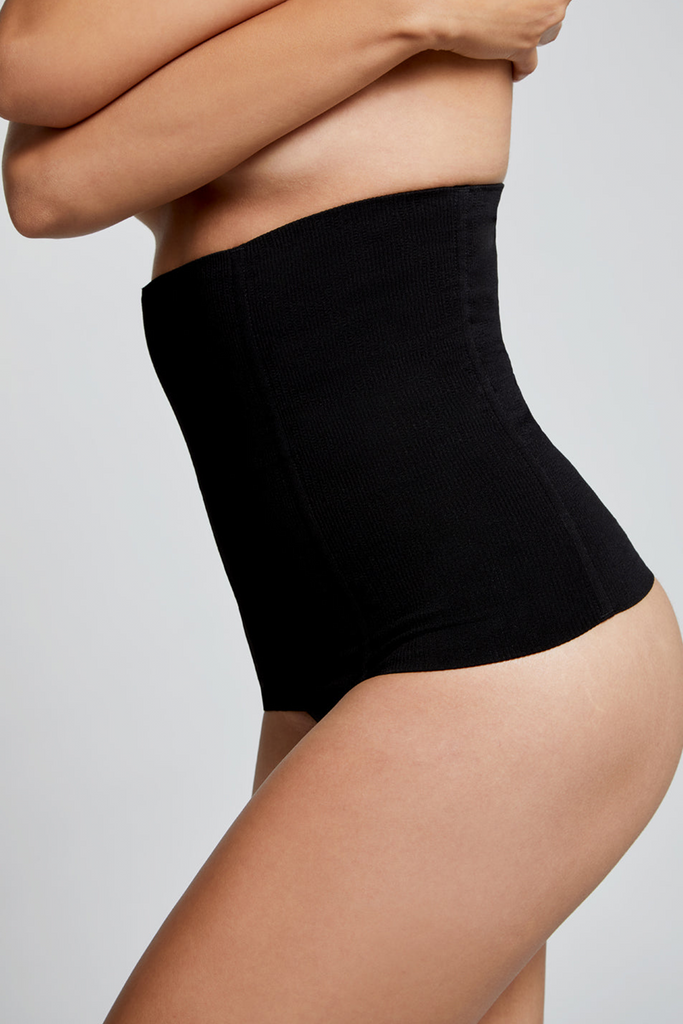 The Support Waist Trainer in Black