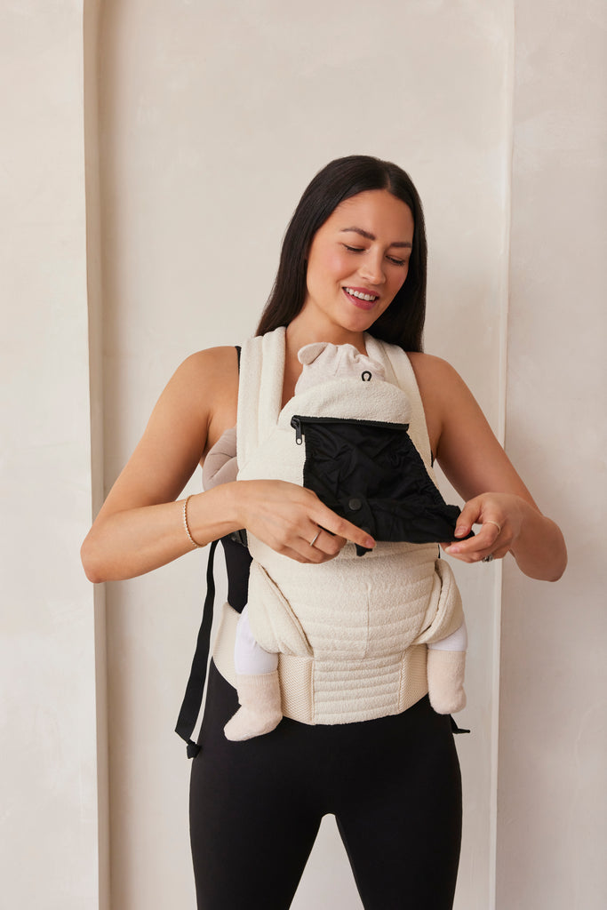 Bumpsuit Maternity Armadillo Baby Carrier in Cloud