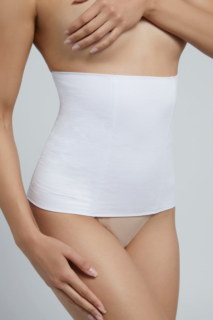 The Bumpsuit Maternity Basic Postpartum Kit Support Waist Trainer in White