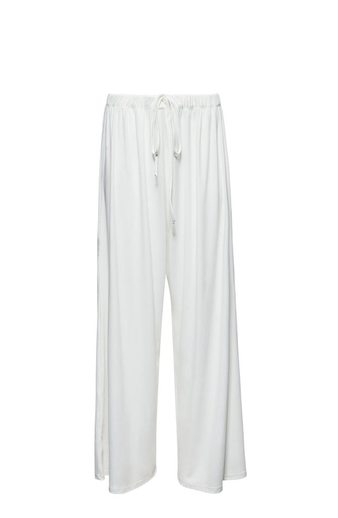   Bumpsuit Maternity Loungewear The Cloud Slim Drawstring Pant in Ivory