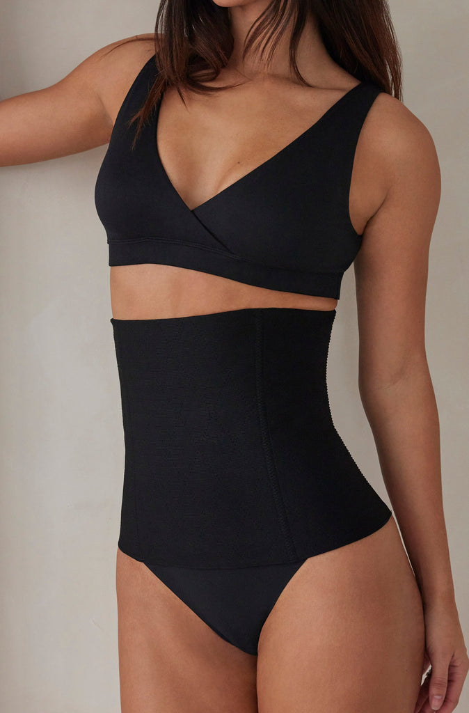 Bumpsuit Maternity Shapewear The Support Waist Trainer in black