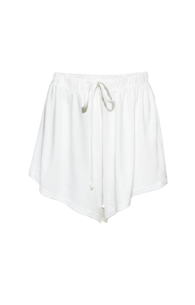 Bumpsuit Maternity Loungewear The Cloud Drawstring Short in Ivory