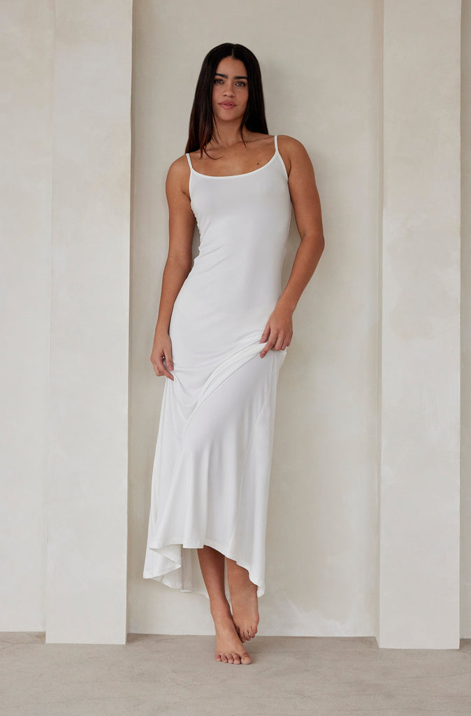 The Bumpsuit Maternity The Cloud Maxi Dress in Ivory