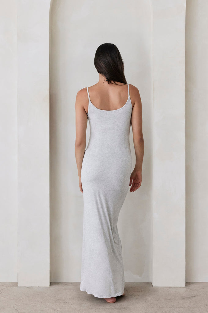 Bumpsuit Maternity The Jane Maxi Dress in Heather Grey