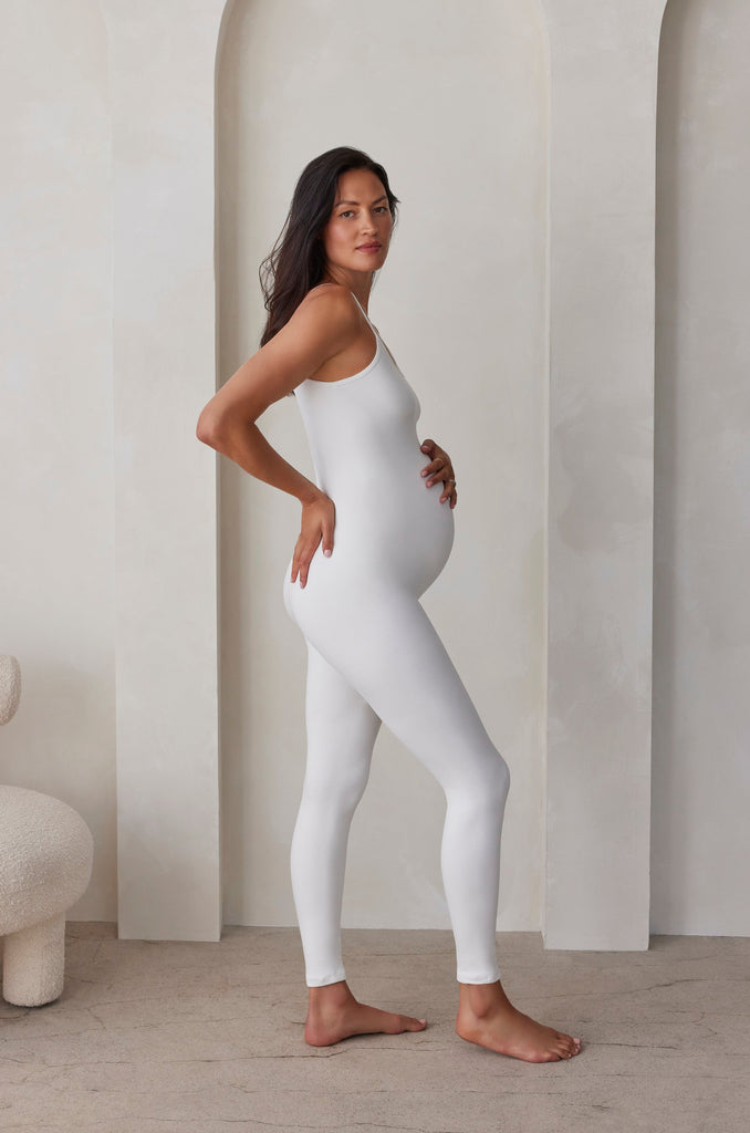 Bumpsuit maternity the kate jumpsuit in ivory