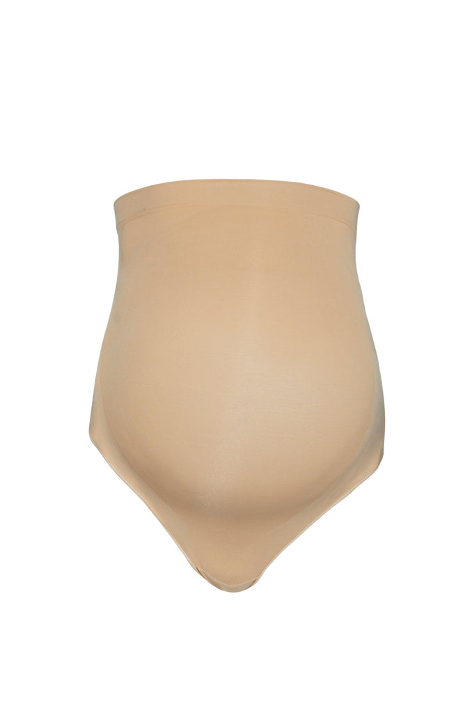 Bumpsuit Maternity The Maternity Luxe Bump Brief in Beige