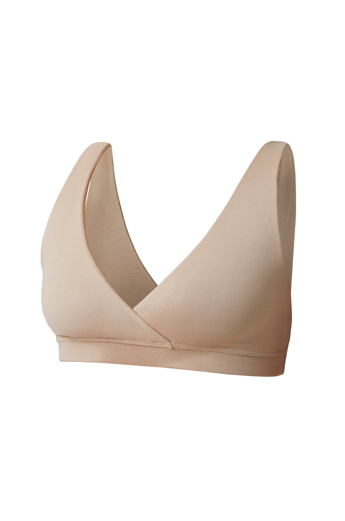 bumpsuit maternity the reversible comfy bra in Beige
