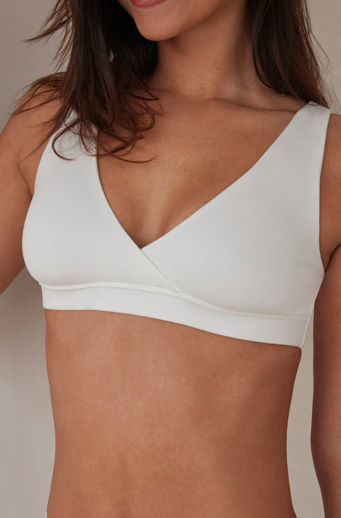 bumpsuit maternity the reversible comfy bra in Ivory