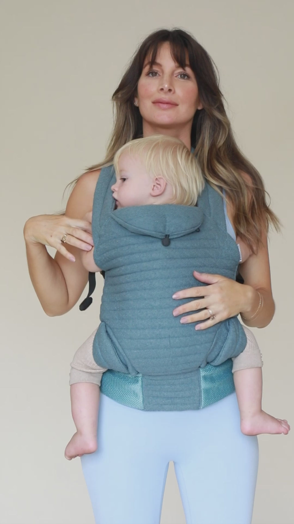 Rumer "Lou Blue" x Bumpsuit - Armadillo Baby Carrier