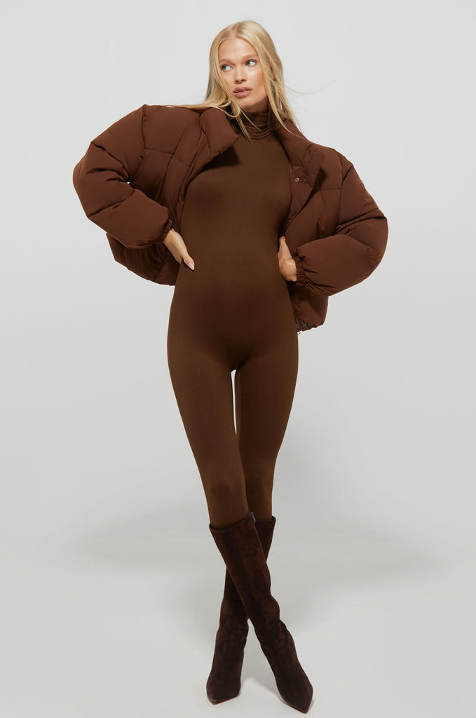The Puffer Jacket in Chocolate