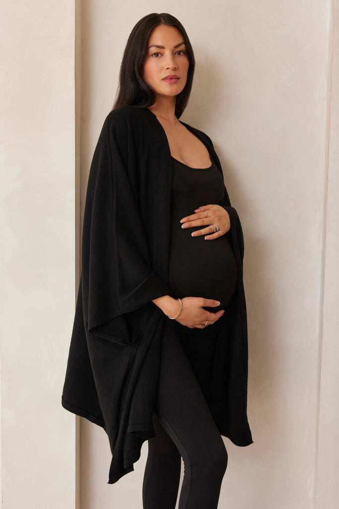 The Bumpsuit Maternity Infinity Wrap in Black