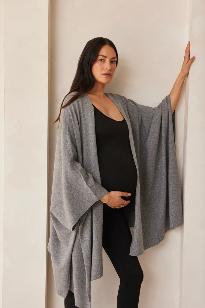 The Bumpsuit Infinity Maternity Wrap in Grey