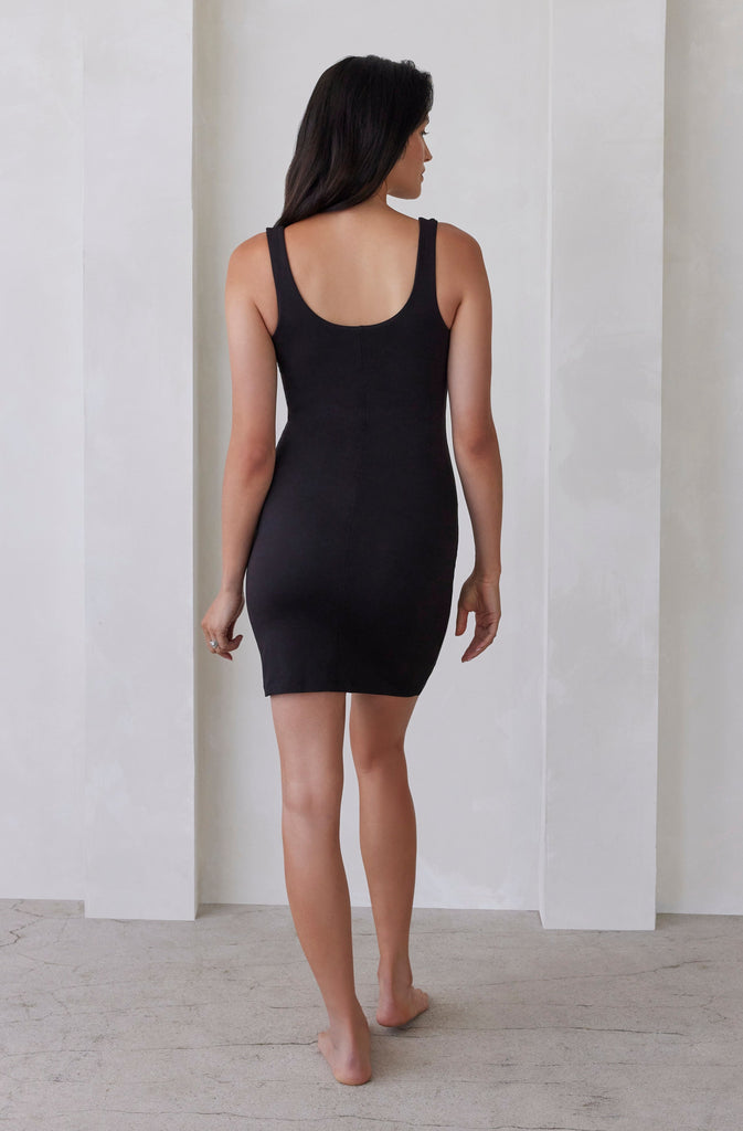 The Anna Maternity Dress in Black
